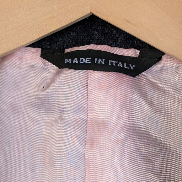 Paul Smith Wool/Cashmere Heathered Navy 2 Button Suit Jacket Size 38R - Picture 8 of 16